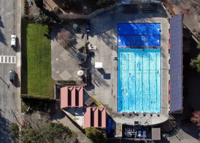 Ives Pool at Ives Park in Sebastopol.