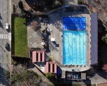 Ives Pool at Ives Park in Sebastopol.