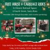 Horse and Carriage Rides in Historic Railroad Square
