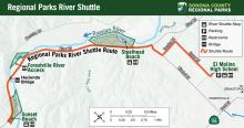 Russian River Shuttle Map Russian River Shuttle Map